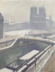 Notre Dame sous la neige, après 1912