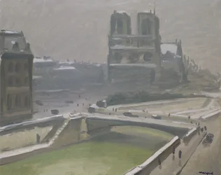 Notre-Dame sous la neige, après 1912