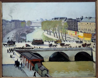 Vue du Pont Saint Michel à Paris