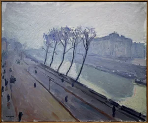 Vue des quais de la Seine à Paris