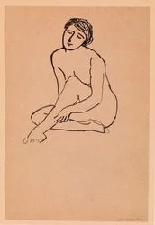 Femme - Nu assis