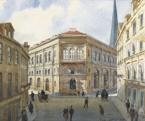 Vue de la Bourse de Riga