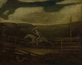 La piste de course Mort sur un cheval pâle, vers 1896-1908