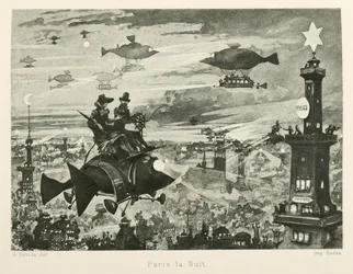 Paris la nuit, le vingtième siècle, 1880