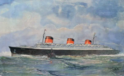 Voyage inaugural du SS Normandie depuis Le Havre, 29 mai