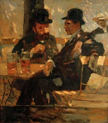 Dans le jardin à bière