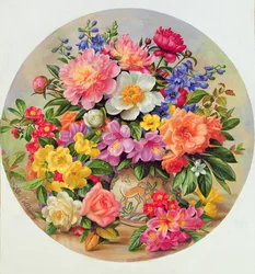 Fleurs de jardin de juillet