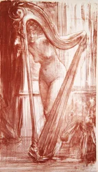 Jeune fille à la harpe, 1903