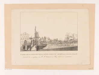 Entrée de la princesse Marianne et de son mari le prince Albert à Utrecht, 1830
