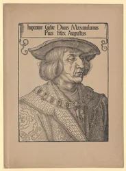Saint Empereur romain Maximilien I (impression)