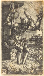 Horatio Coclès sautant dans le Tibre