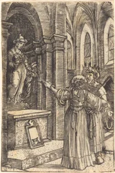 Salomon priant les idoles