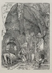 Saint Jérôme dans la grotte