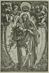 Le Couronnement de la Vierge, tiré de La Chute et la Rédemption de l