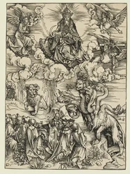 Bête à deux cornes comme un agneau