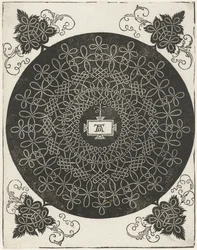 Exemple de broderie avec écusson rectangulaire