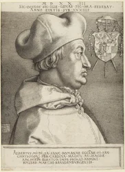 Le cardinal Albrecht de Brandebourg