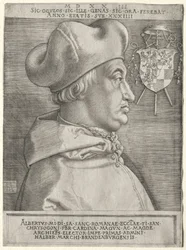 Cardinal Albrecht de Brandebourg - La Grande Plaque