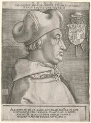 Cardinal Albrecht de Brandebourg - La Grande Plaque, 1523