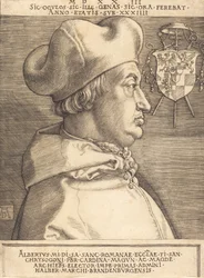Cardinal Albrecht de Brandebourg, 1523