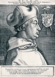 Cardinal Albrecht de Brandebourg Le Grand Cardinal, 1523 1906