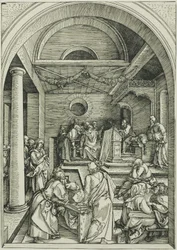 Le Christ parmi les docteurs, de La Vie de la Vierge