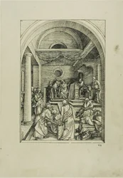 Le Christ parmi les docteurs, de La Vie de la Vierge