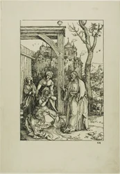 Christ prenant congé de sa mère, de La vie de la Vierge