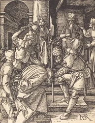 Le Christ devant Anne, probablement vers 1509-1510