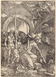 La flagellation du Christ, feuille n° 5 de la série « La Grande Passion »