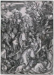 Mise au tombeau du Christ, planche 10 de la série « La Grande Passion »