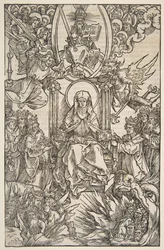 Illustration des Révélations de Sainte Brigitte, Koberger Nuremberg 1502 Texte allemand