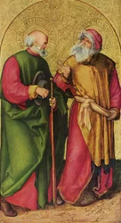 Autel de Jabach : Saints Joseph et Joachim
