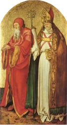 Autel de Jabach : les saints Siméon et Lazare