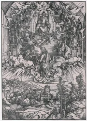 Jean devant Dieu le Père et les anciens, IIe figure, feuille 4 de la série « L