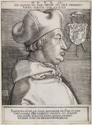 Le cardinal Albrecht de Brandebourg (le « grand cardinal »)