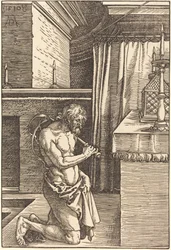 Le roi David faisant pénitence