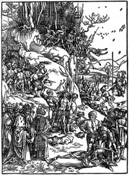 Le martyre des dix mille chrétiens sur le mont Ararat, 1495-1497, 1936
