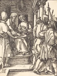 Pilate se lavant les mains, probablement vers 1509-1510