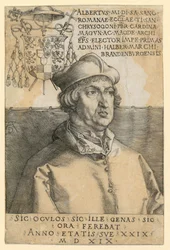 Portrait du cardinal Albrecht de Brandebourg