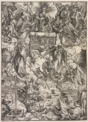 Révélation de Saint Jean : Sept anges avec des trompettes, 1511