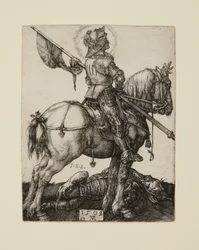 Saint Georges à cheval