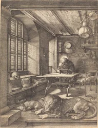 Saint Jérôme dans son étude