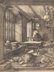 Saint Jérôme dans son étude, 1514