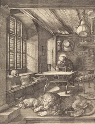 Saint Jérôme dans son étude, 1514