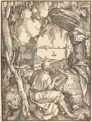 Saint Jérôme dans une grotte