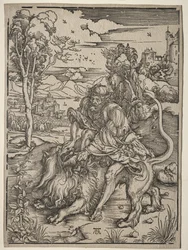 Samson tuant le lion
