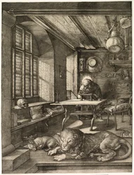 Saint Jérôme dans son étude