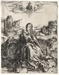 La Sainte Famille avec le papillon