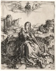 La Sainte Famille avec le papillon